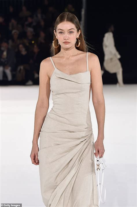 gigi hadid silk dress